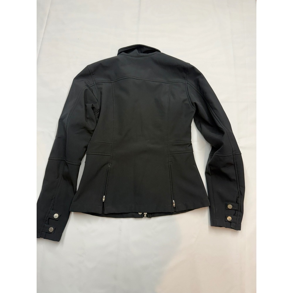 ARIAT Womens XS Black Silver Full Zip Long Sleeve Jacket EE13 - Picture 6 of 7